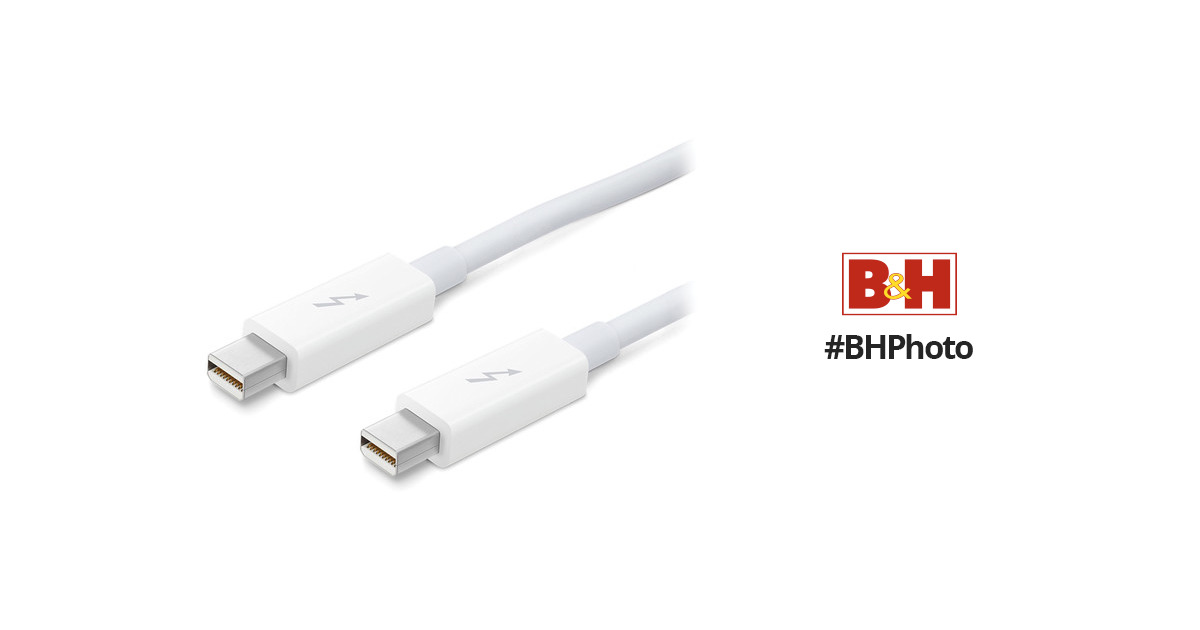 Apple Thunderbolt Cable (1.6') MD862LL/A B&H Photo Video