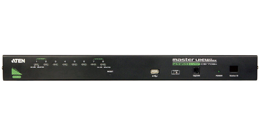 ATEN CS1708A 8-Port PS/2-USB KVM Switch CS1708A BH Photo Video