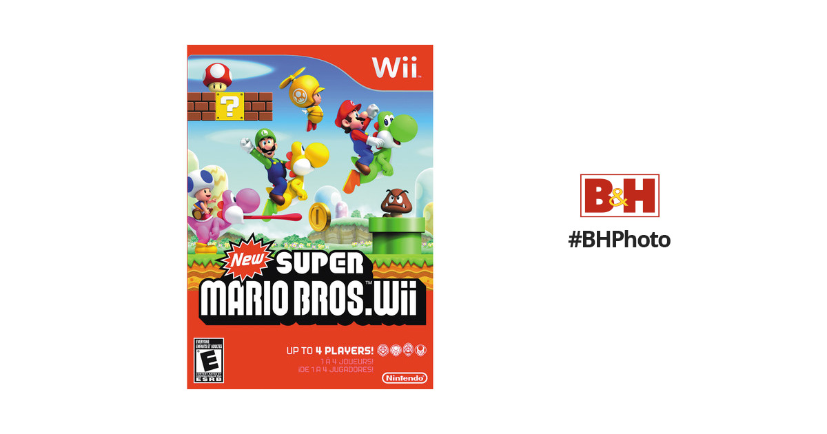 Nintendo New Super Mario Bros. Wii (Wii) RVLPSMNE B&H Photo Video