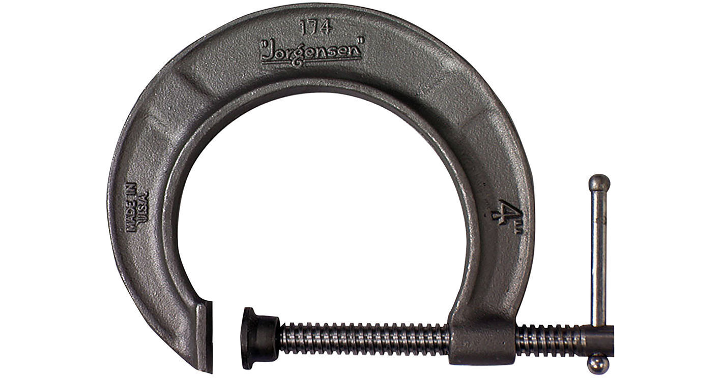 Pony Adjustable Clamps 6" Rounded CClamp (Extra Deep Throat)