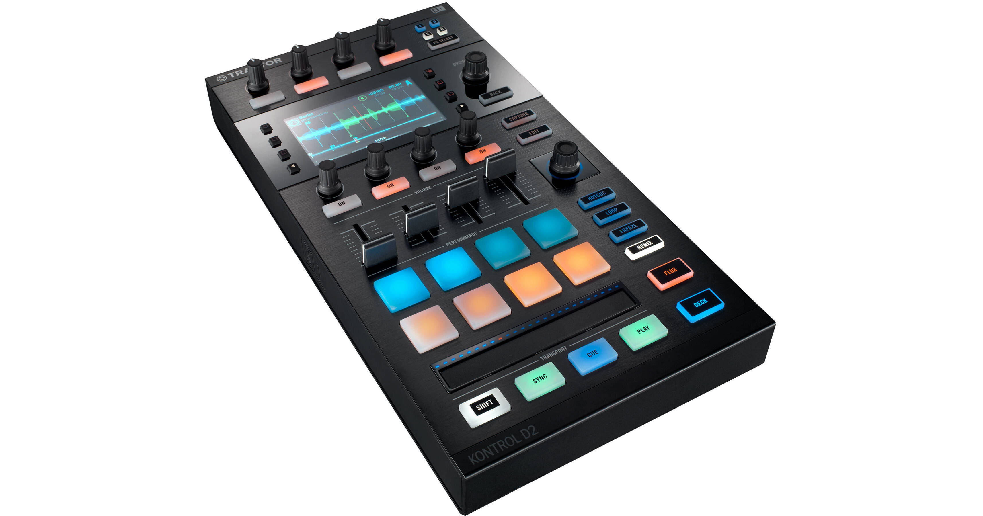 Native Instruments TRAKTOR KONTROL D2 Next-Generation Deck 23516