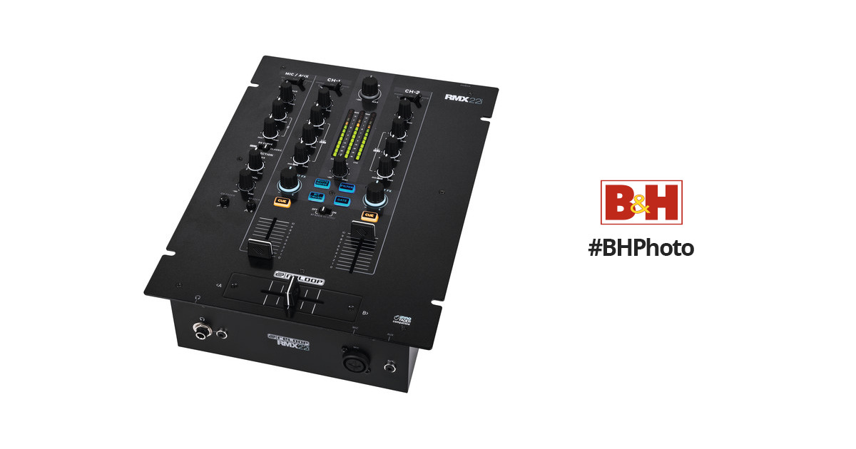 Reloop RMX-22i - 2+1 DJ Mixer with Digital FX and Smart Device Connectivity
