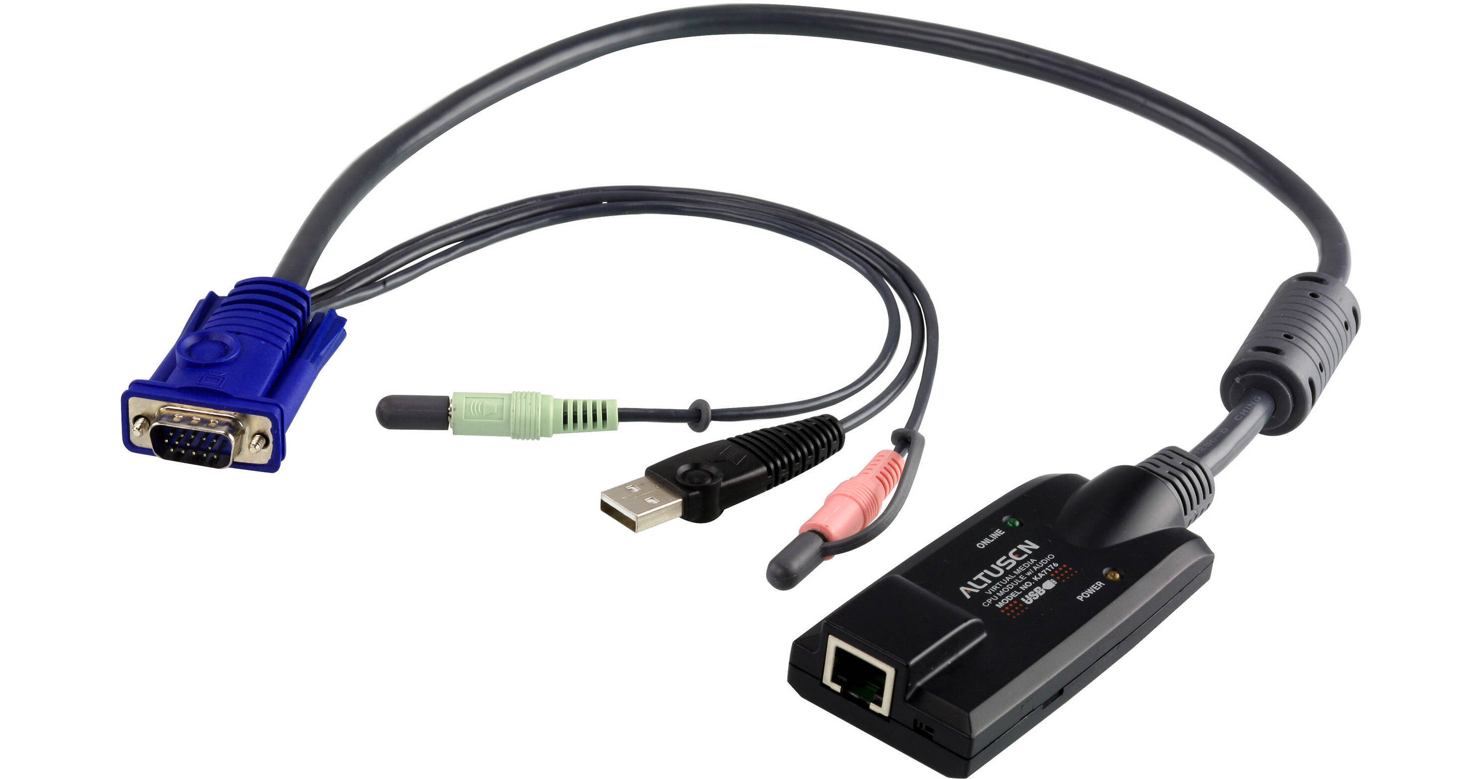 Module KVM ATEN KA7168 – HDMI + USB Over CAT5 – Connexion Ordinateur à Distance Jusqu’à 10 M – Virtual Media Support