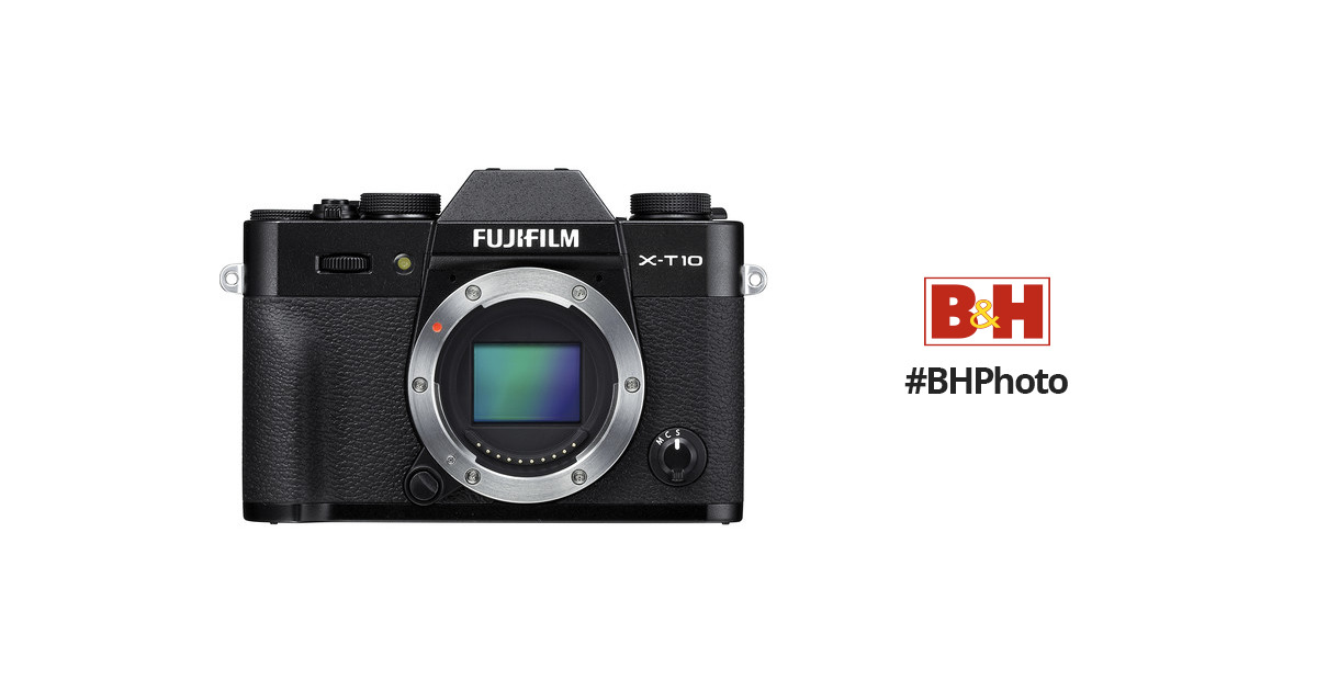 FUJIFILM X-T10 Mirrorless Digital Camera 16470245 B&H Photo Video