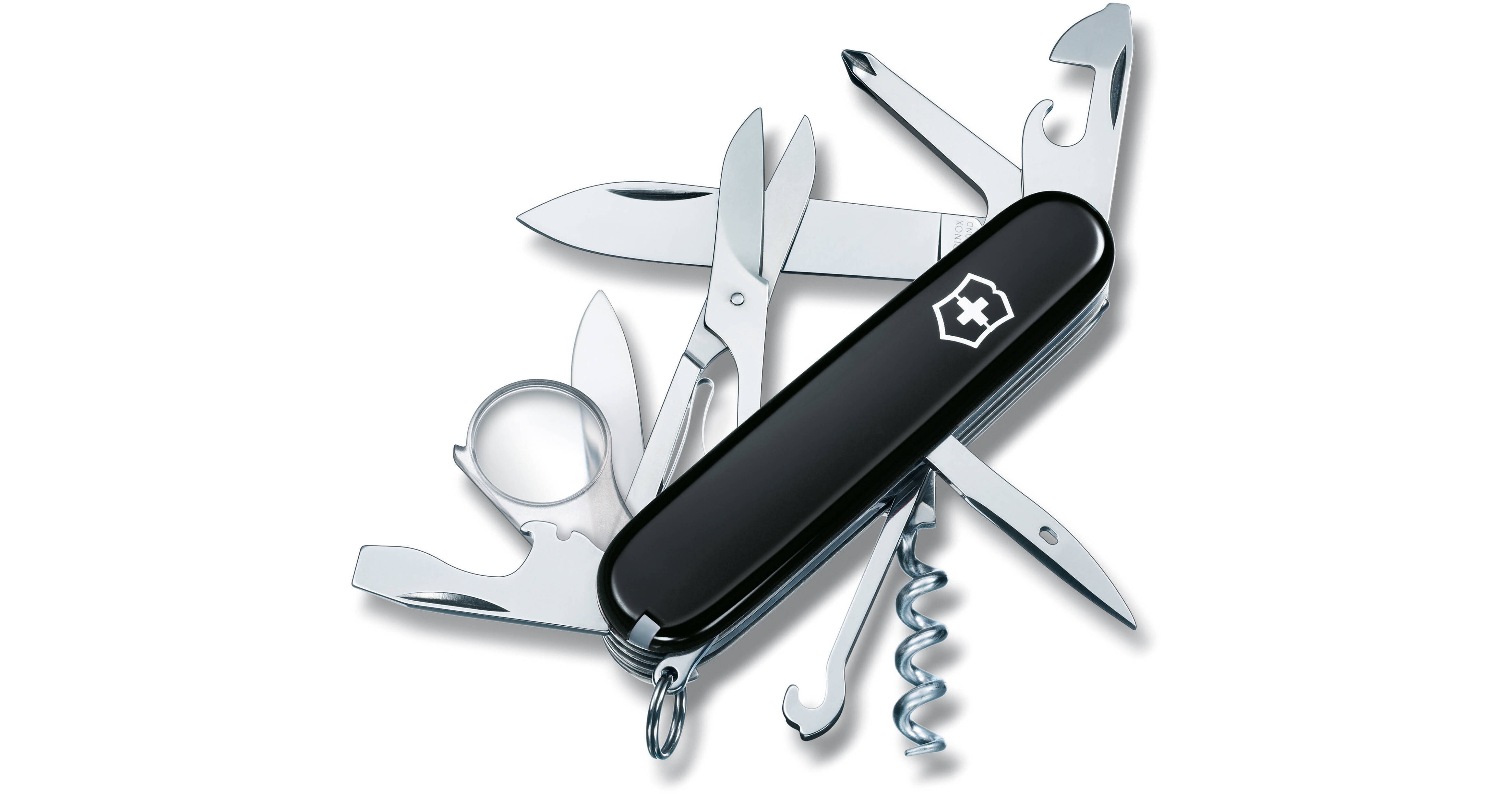 Victorinox Explorer Pocket Knife (Black) 53793 B&H Photo Video