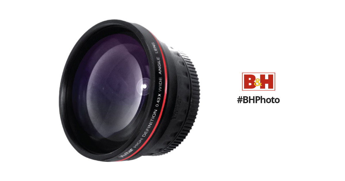 Vivitar 62MM 0.43x Professional Wide Angle Lens with Macro 