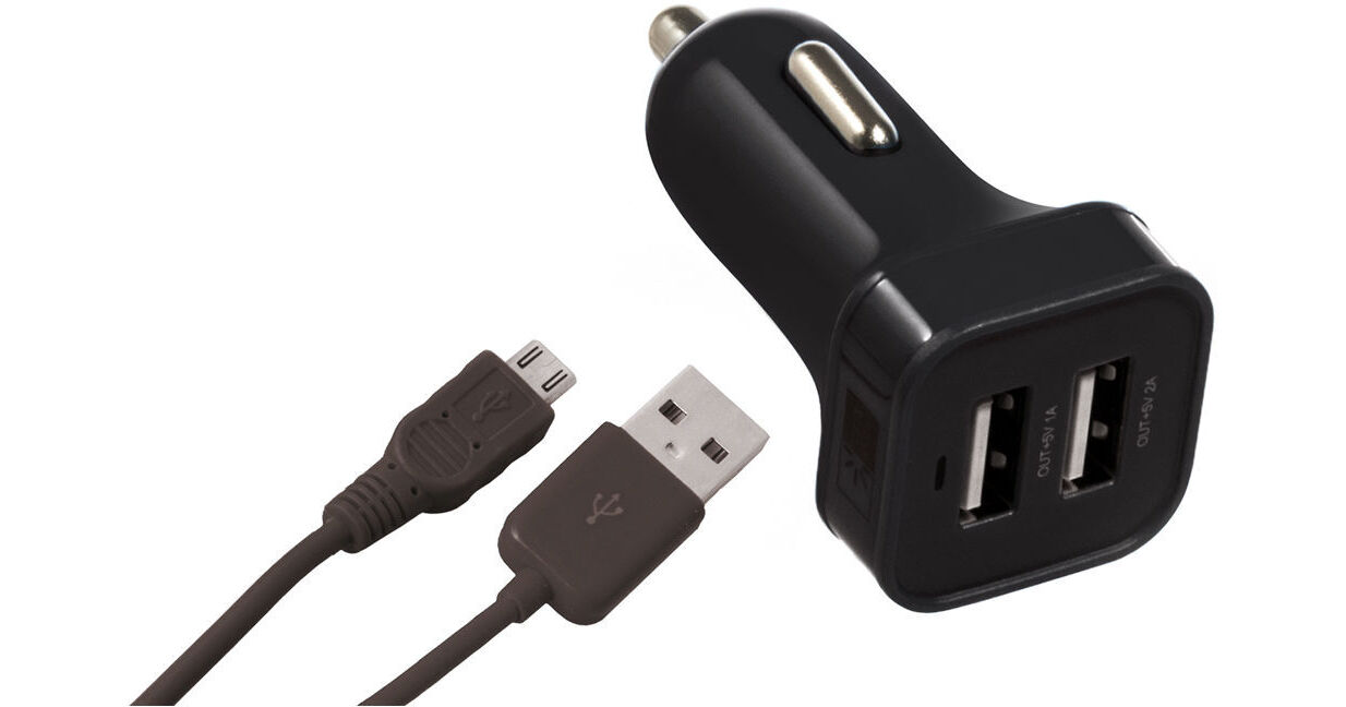 Case Logic Car Charger 2ACLDUSBCMC B&H Photo Video