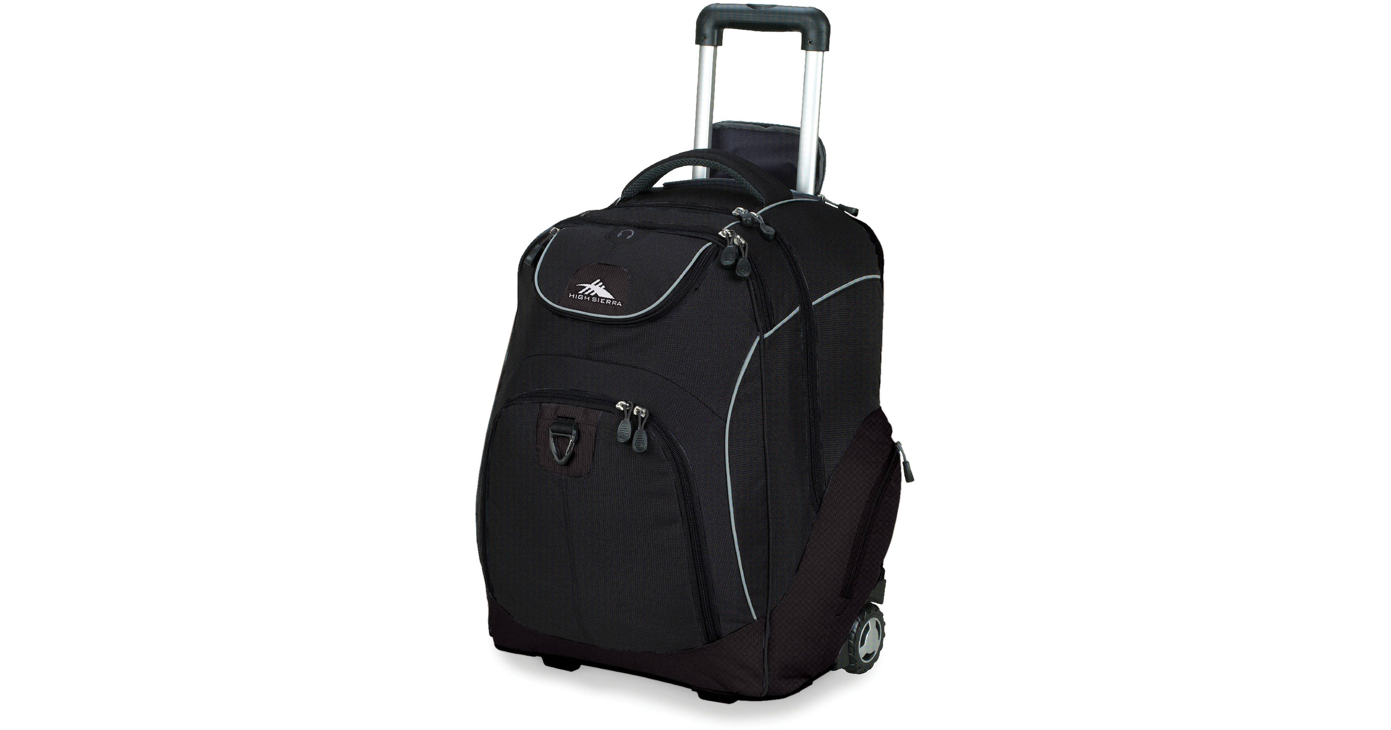 high sierra powerglide rolling backpack