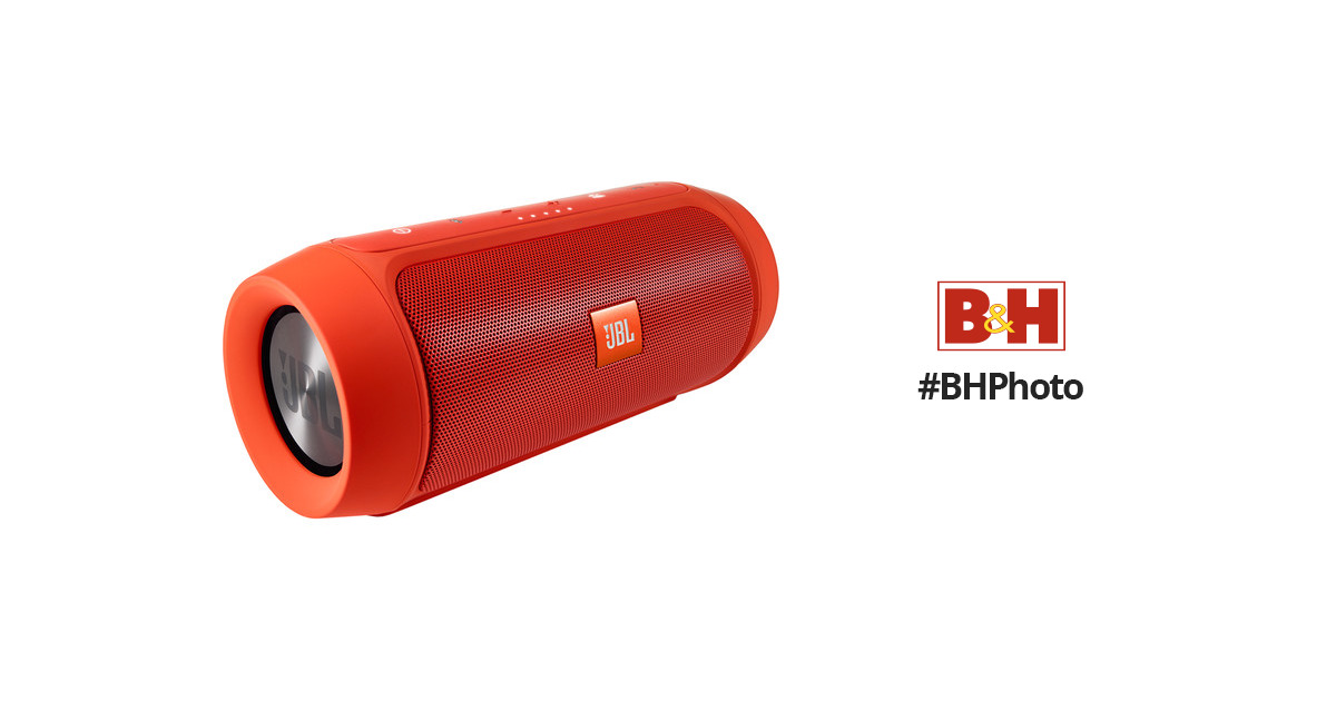 JBL Charge 2+ Portable Stereo Speaker (Orange) CHARGE2PLUSORGAM