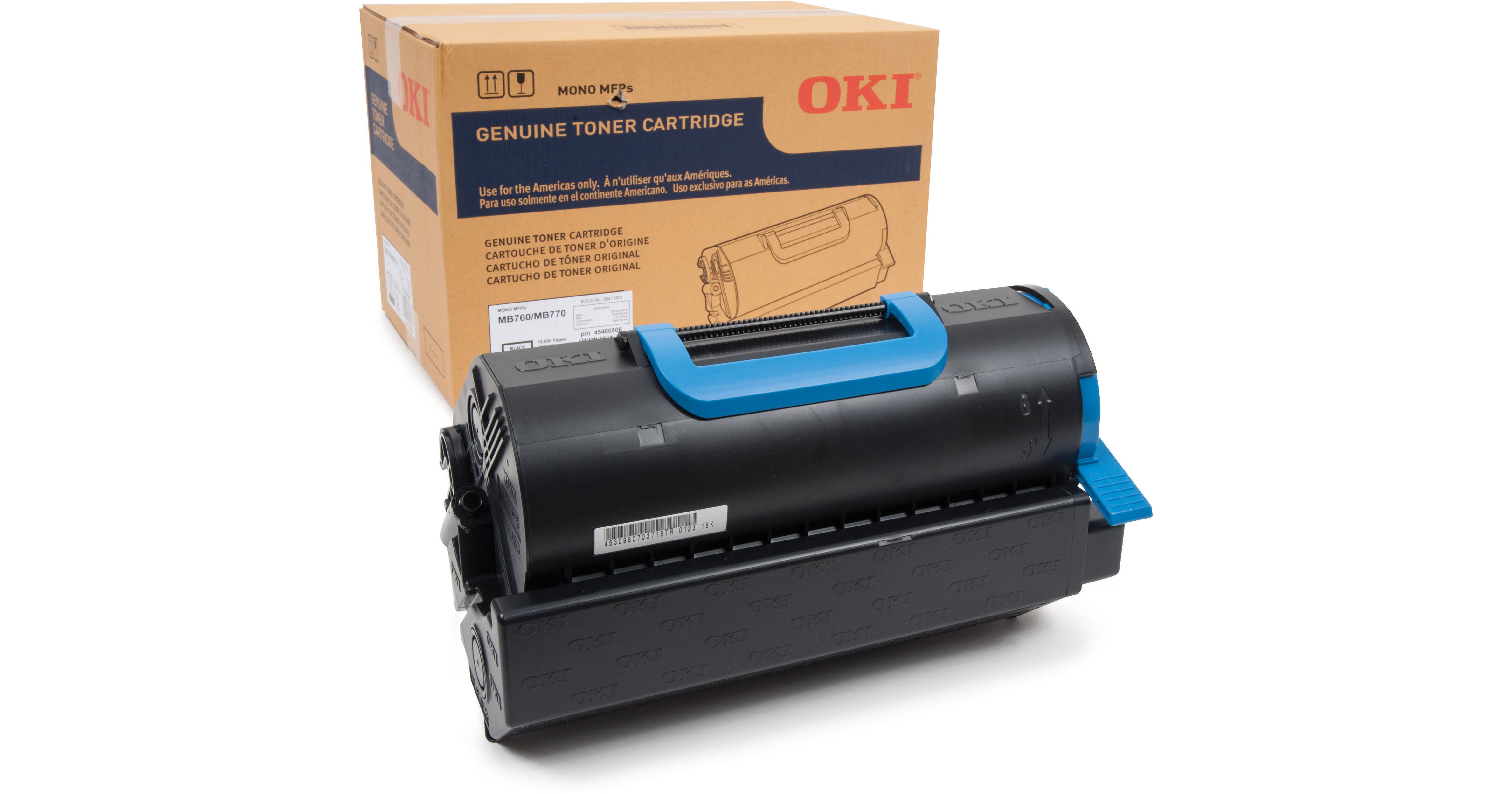 OKI Standard Toner Cartridge For MB770 Series / MB760 45460508