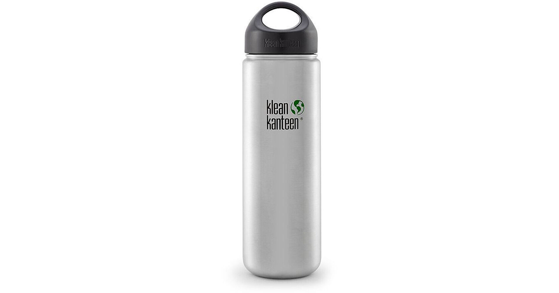 K27WSSL Klean Kanteen 27-Ounce Stainless Steel Wide Mouth Bottle with  Loop-cap