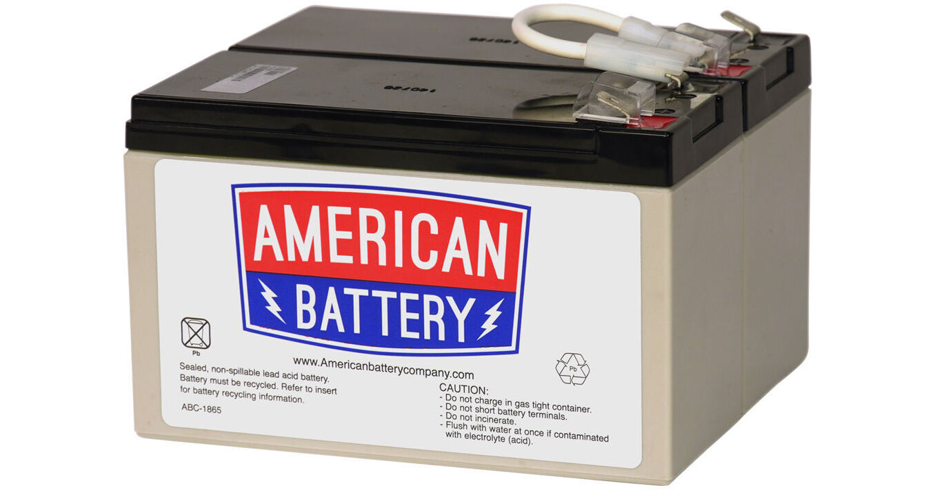 American Battery Company UPS Replacement Battery RBC109 RBC109