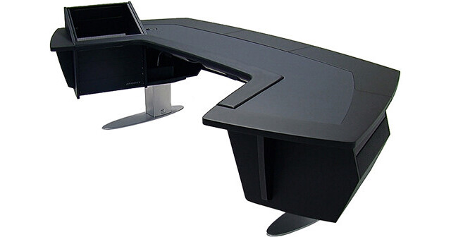 Argosy Aura 520 Personal Workstation Desk with 11 RU A520SLBB