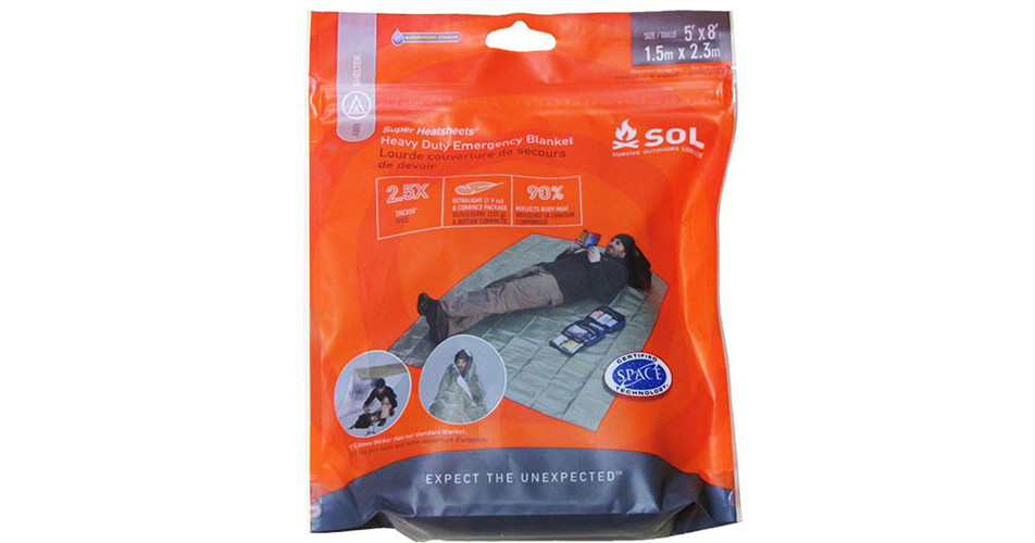 Adventure Medical Kits SOL Heatsheets Emergency Blanket, 1 Person