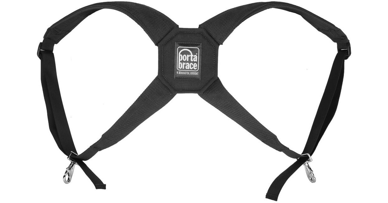 PortaBrace AH-2L Padded Audio Harness with Belt (Large) - for Audio  Equipment Cases