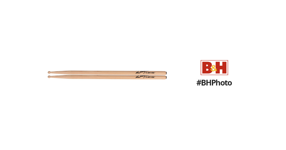 Zildjian 7AWA 7A Wood Anti-Vibe Drumstick 