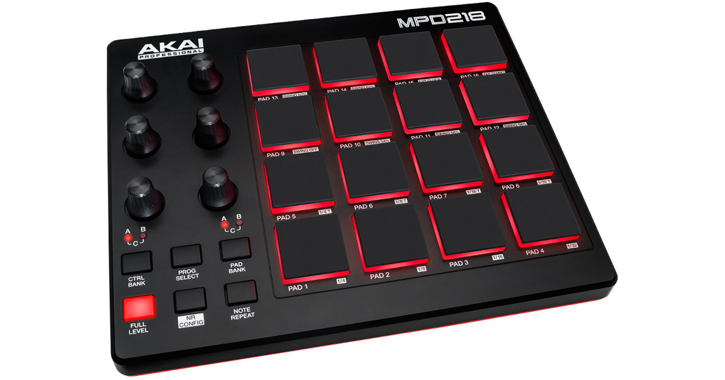 AKAI MPD218 (USB - MIDIパッドコントローラー) - DTM、DAW