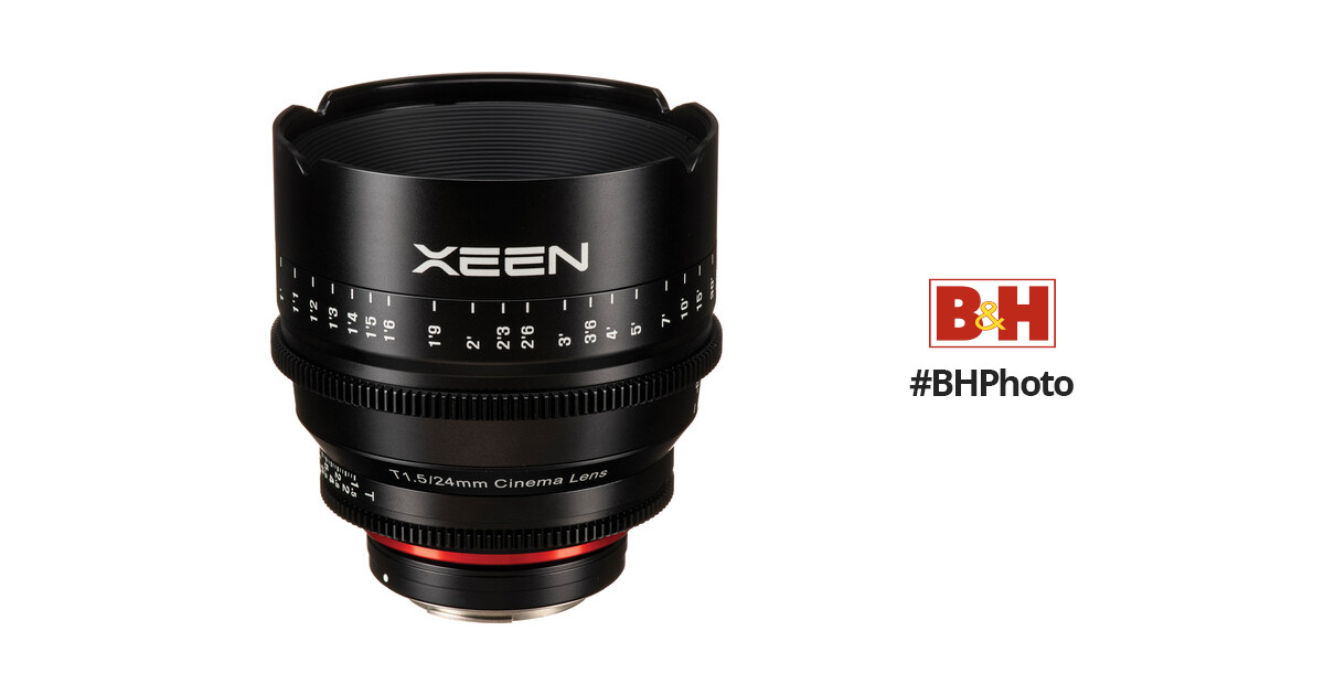 Rokinon Xeen 24mm T1.5 Lens for Canon EF Mount XN24-C B&H Photo