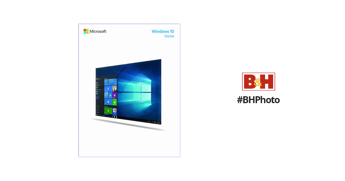 Microsoft Windows 10 Home (32/64-bit, Download) KW9-00265 B&H