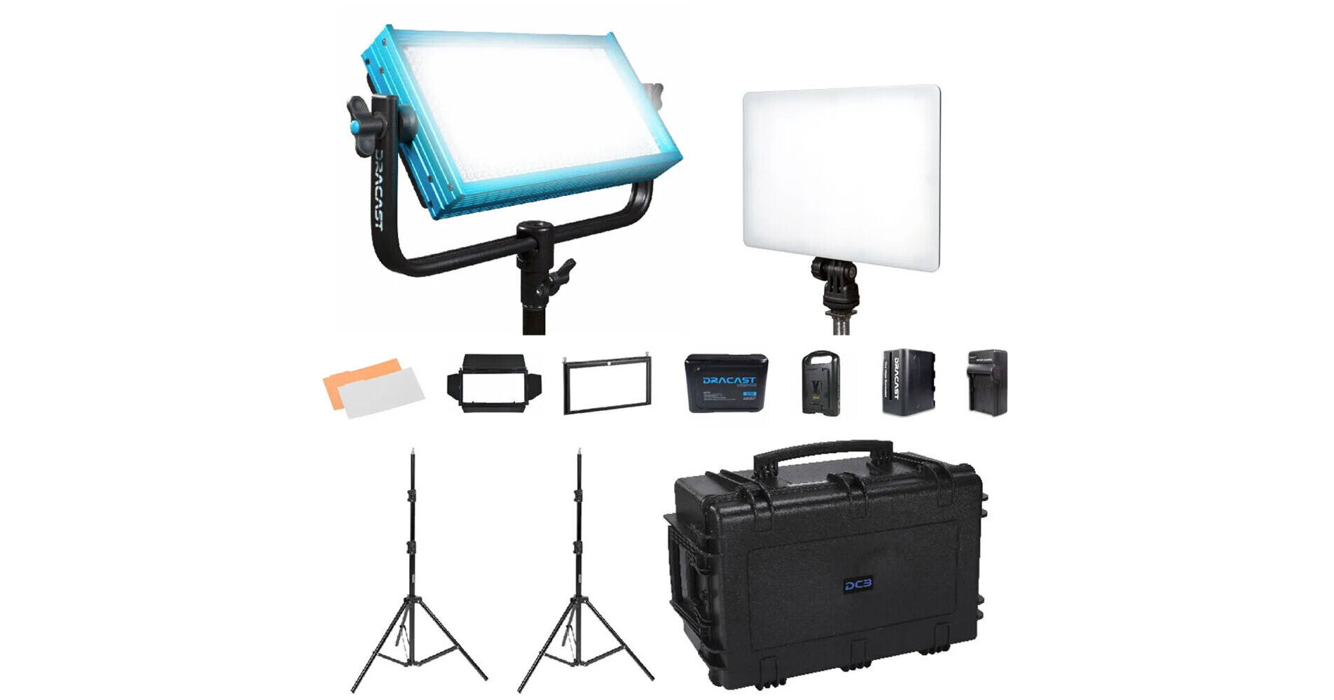 Dracast cast Plus 2Light Kit (Daylight) DRPLWEBKDV/G B&H