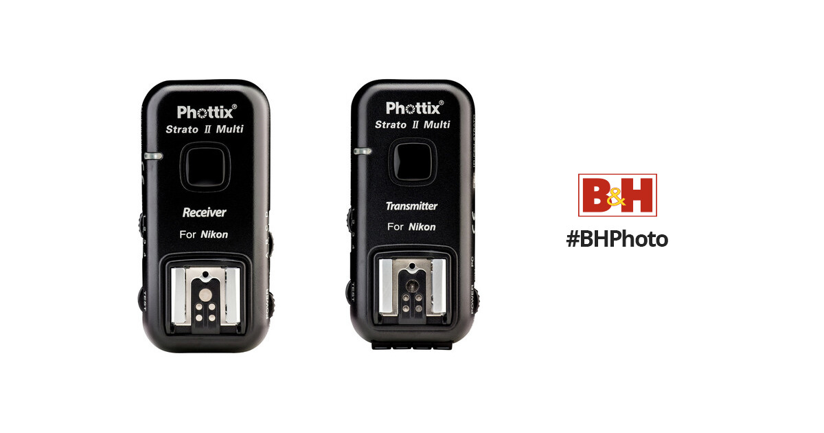 Phottix Strato II Multi 5in1 Blitzauslöser-SET für Nikon 