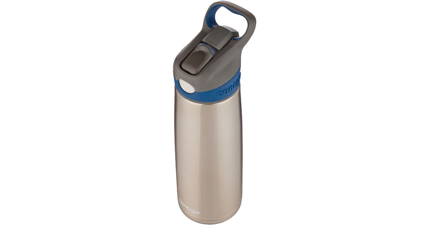 Contigo Autospout Sheffield Vacuum-Insulated Stainless Steel Water Bottle,  20-Ounce