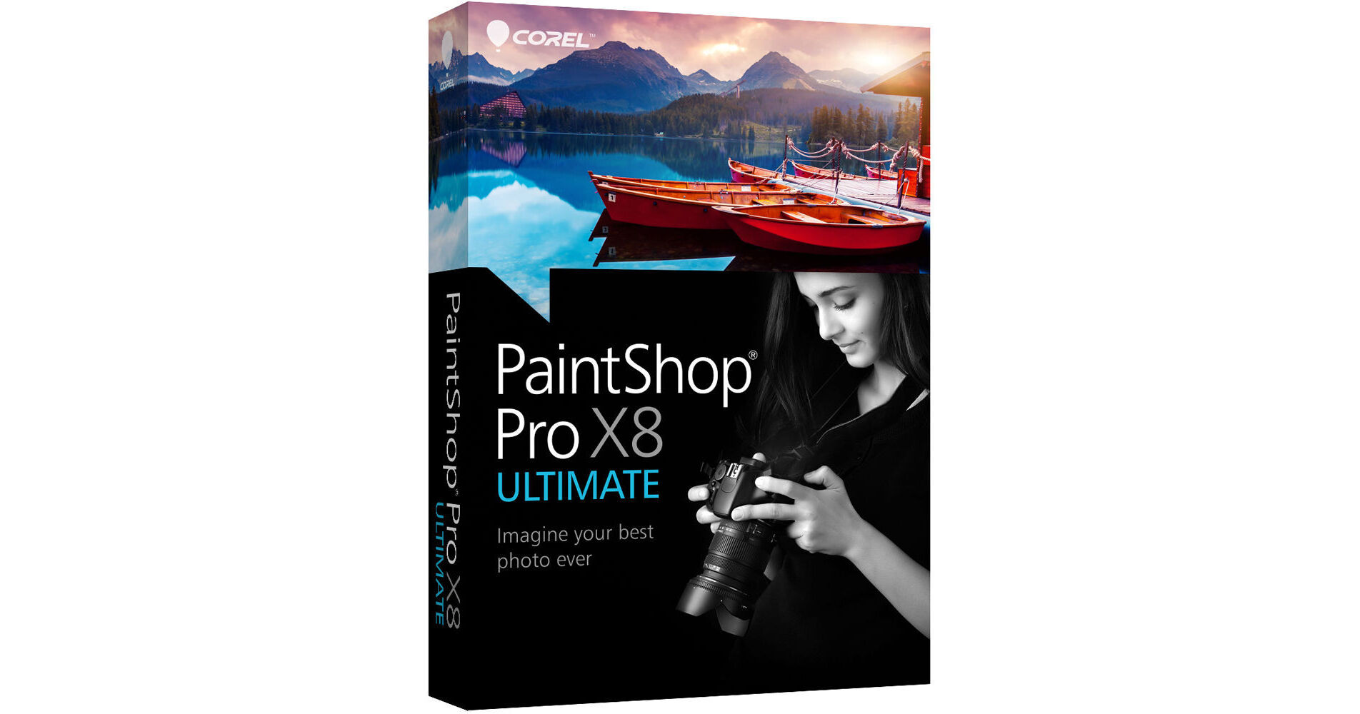 Corel Paintshop Pro X8 Ultimate Dvd Pspx8ulenmbam B H Photo