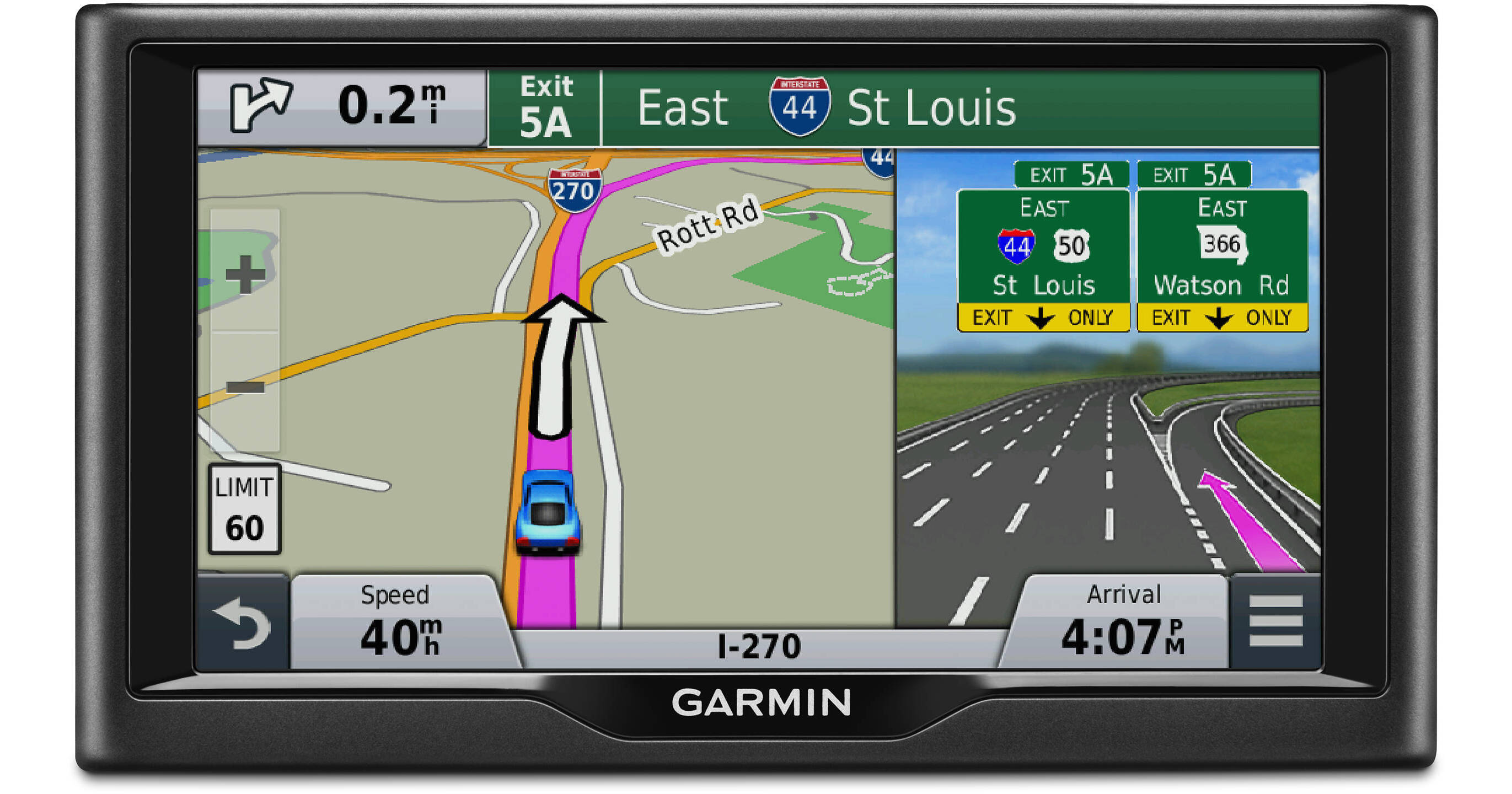 Garmin nuvi 67LM GPS Car Navigation System 0100139901 B&H