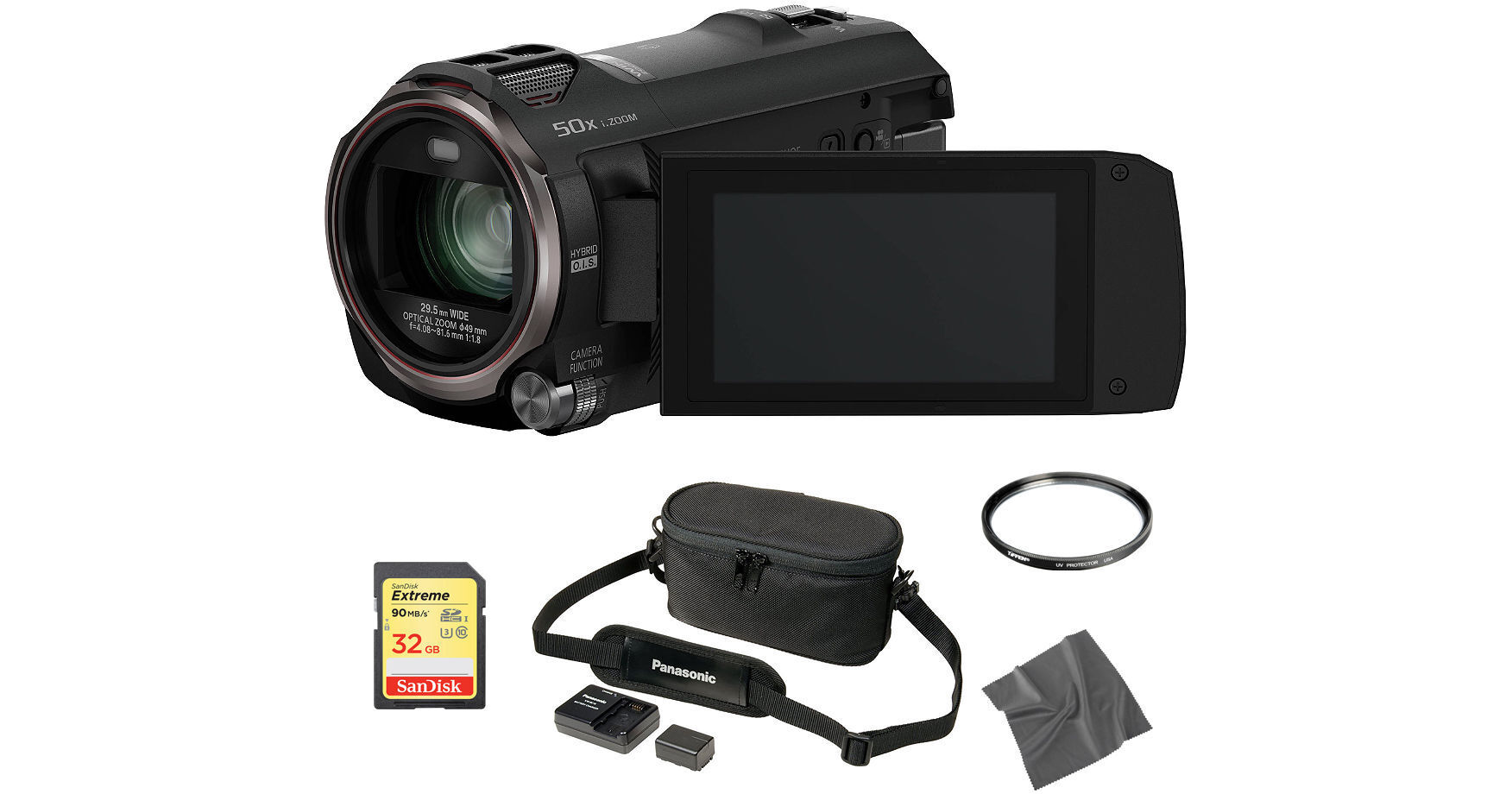 Panasonic HCV770K Full HD Camcorder Basic Kit B&H Photo Video