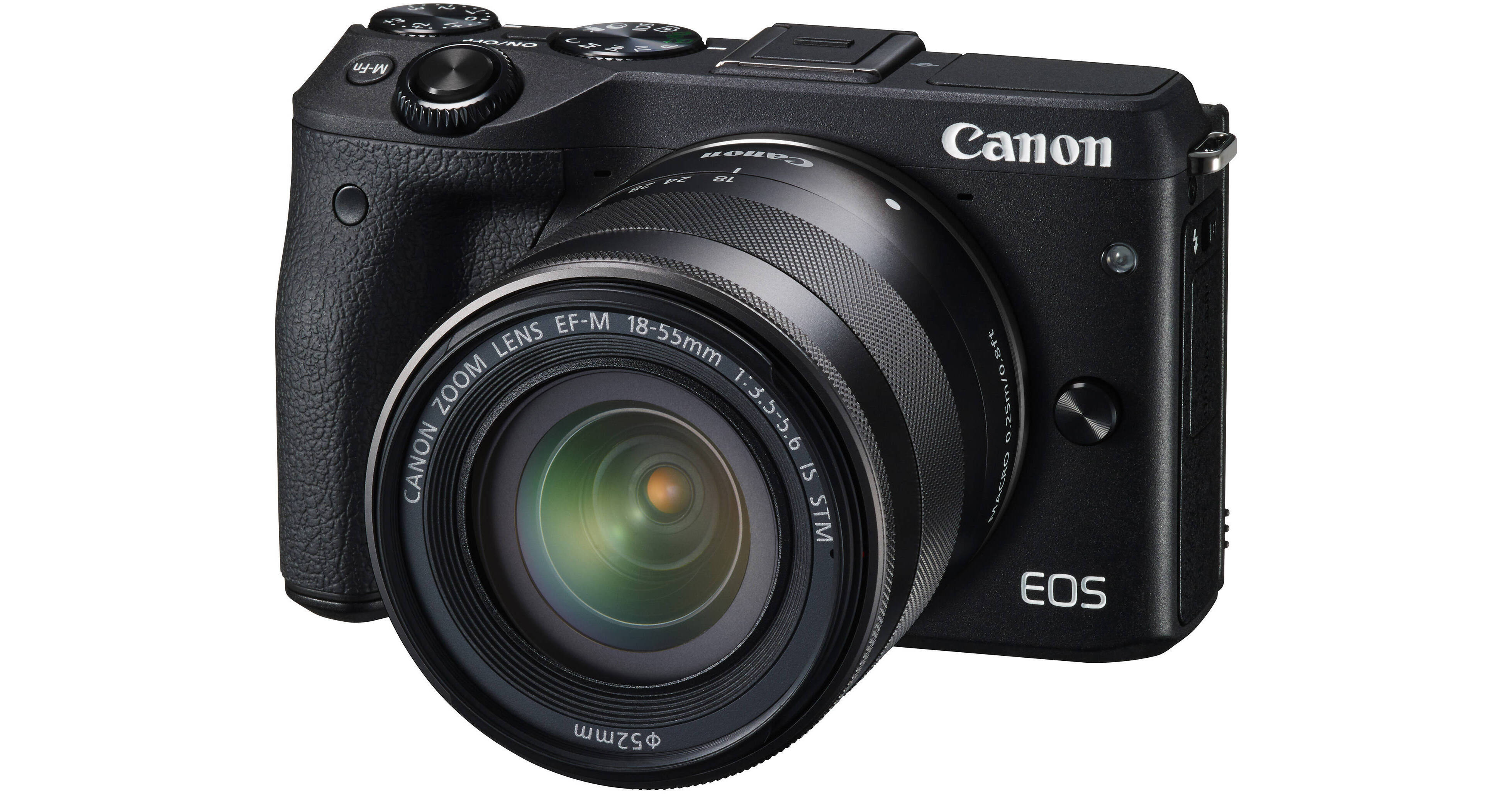 Canon EOS M3 Mirrorless Digital Camera with 18-55mm Lens