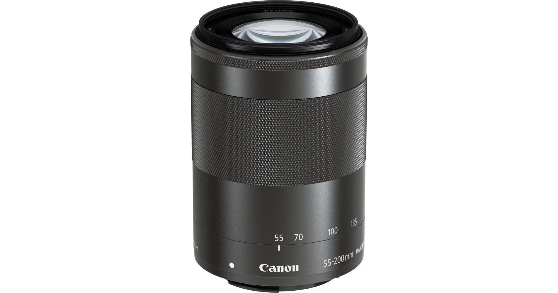 Canon EF-M 55-200mm f/4.5-6.3 IS STM Lens (Black) 9517B002 B&H