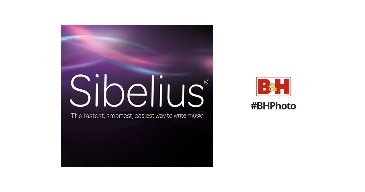 Sibelius notation software