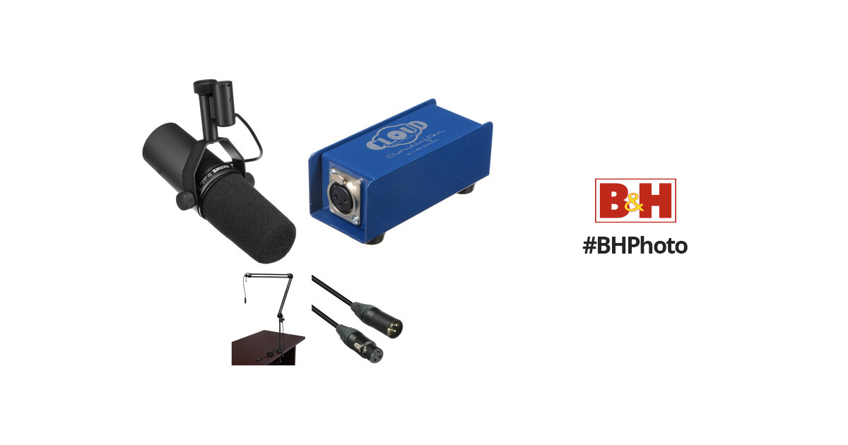 Shure Shure SM7B Broadcaster Package with CloudLifter CL-1 Kit