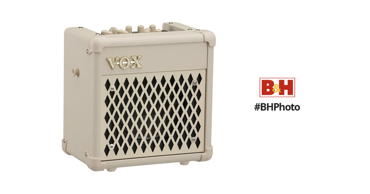 VOX MINI5 Rhythm Modeling Guitar Amplifier (White) MINI5RMDI B&H