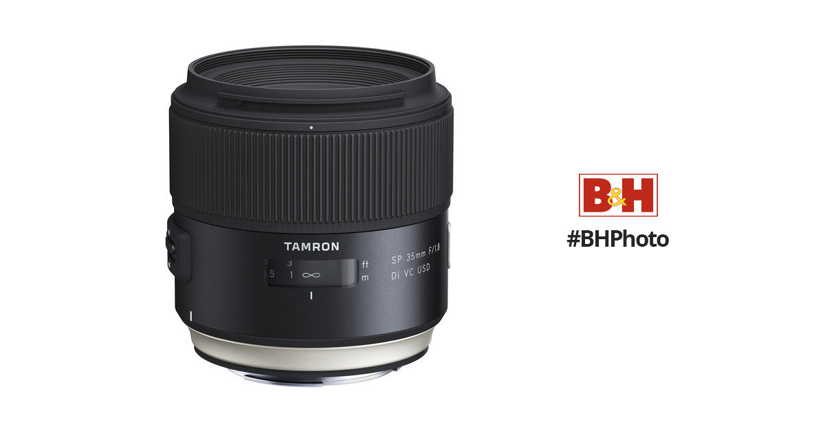 Tamron SP 35mm f/1.8 Di VC USD Lens for Canon EF AFF012C-700 B&H