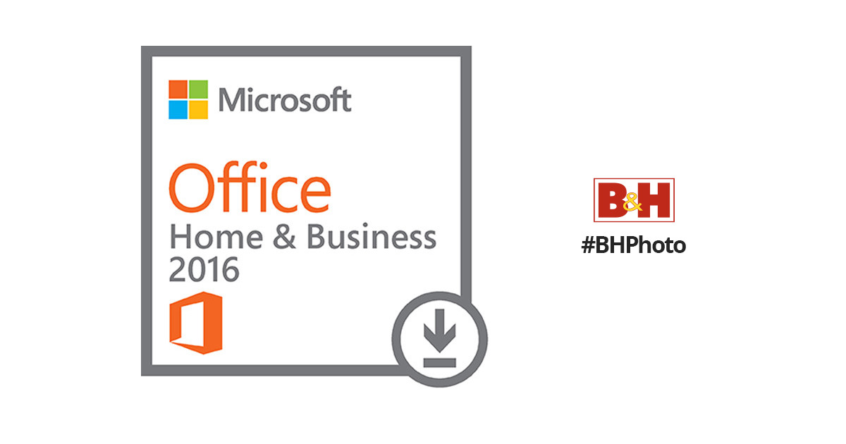 Microsoft Office Home & Business 2016 for Windows T5D-02323 B&H