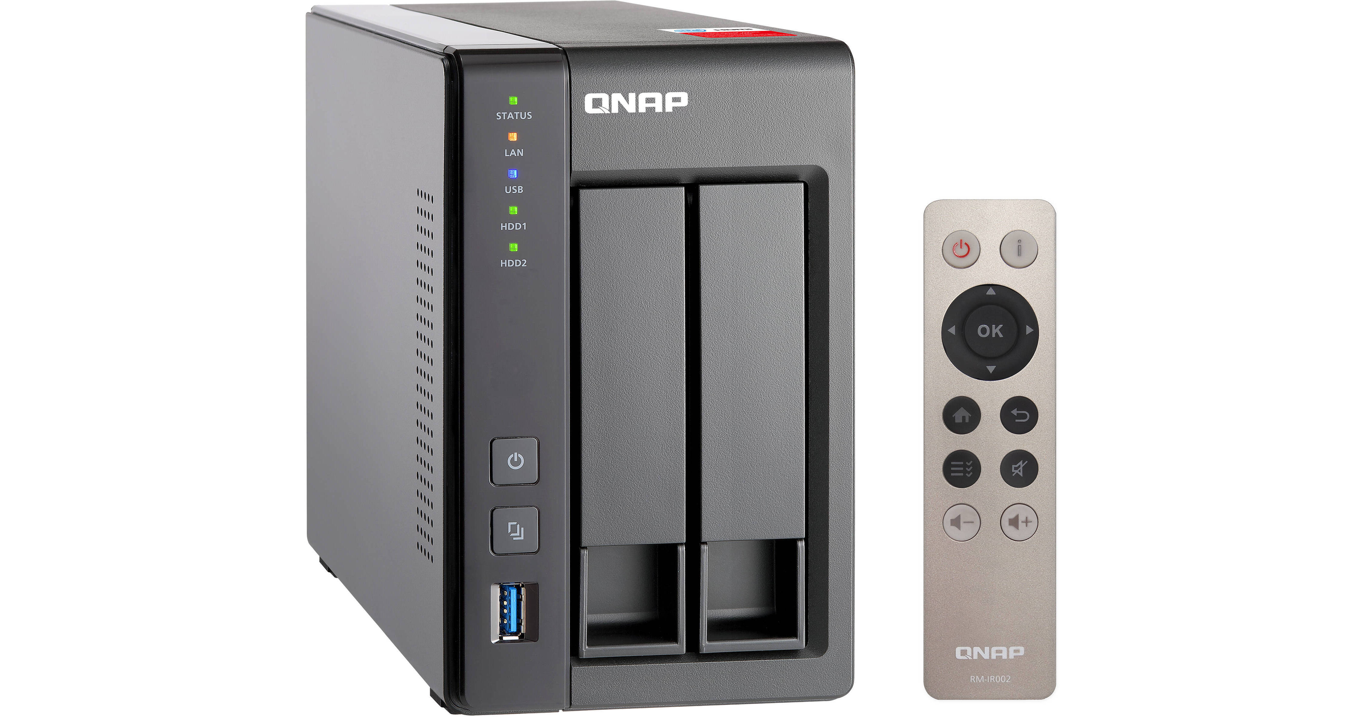 QNAP TS-251+ 2-Bay Home and SOHO NAS Enclosure TS-251+-8G-US B&H