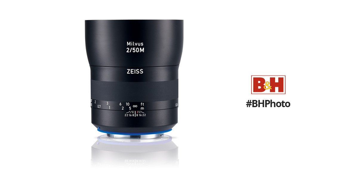 ZEISS Milvus 50mm f/2M ZE Macro Lens for Canon EF 2096-559 B&H
