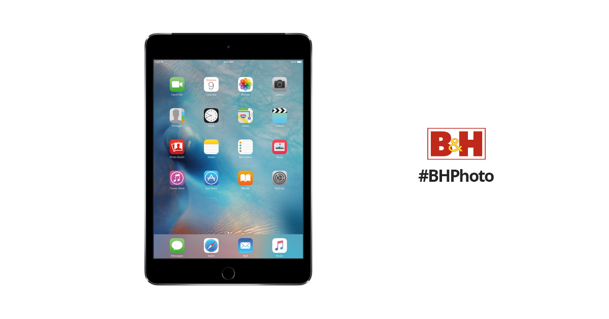 PC/タブレット タブレット Apple 16GB iPad mini 4 (Wi-Fi + 4G LTE, Space Gray) MK862LL/A