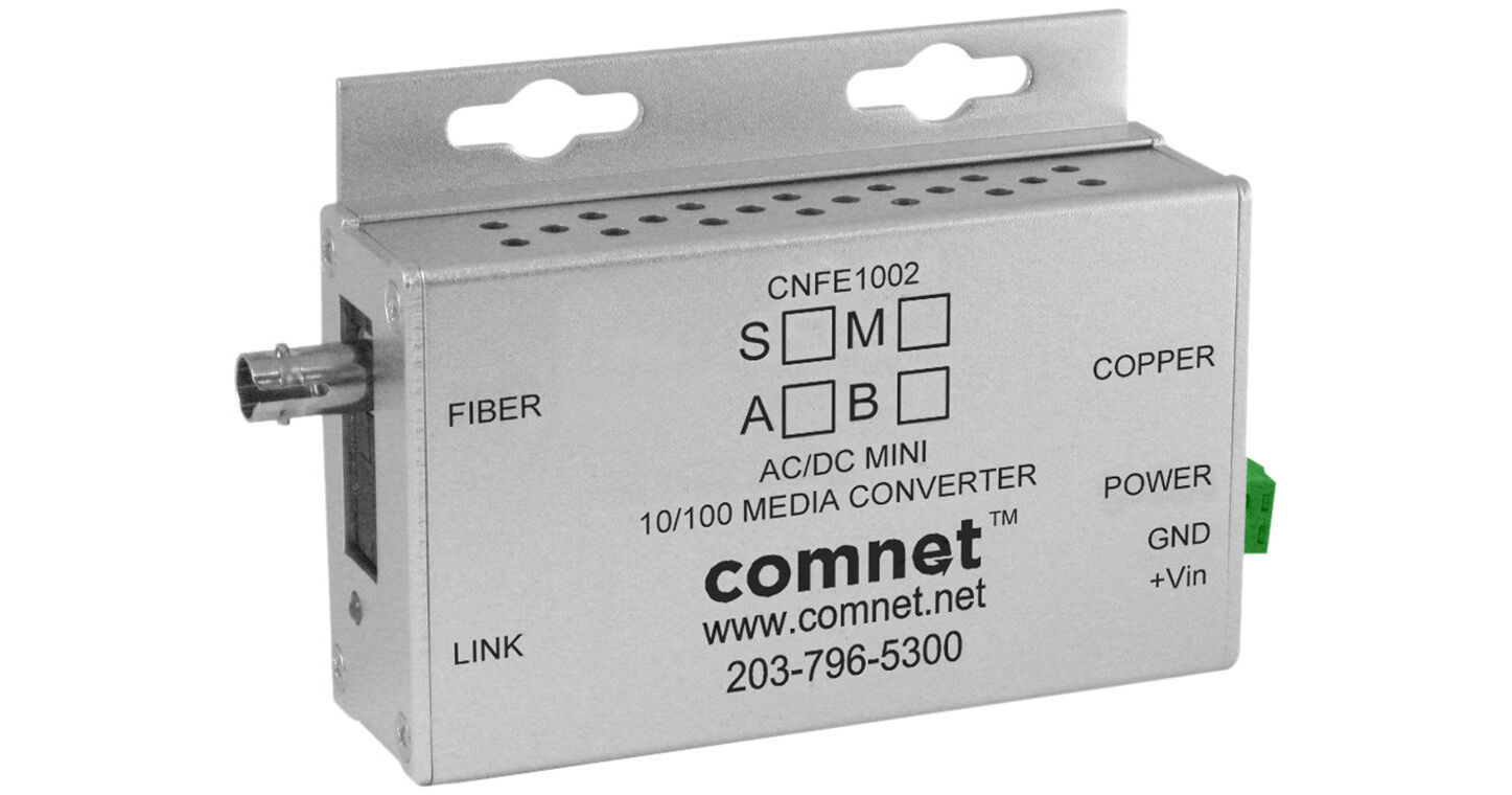 COMNET Single Mode 10/100 Mbps Ethernet CNFE1002SAC1B-M B&H