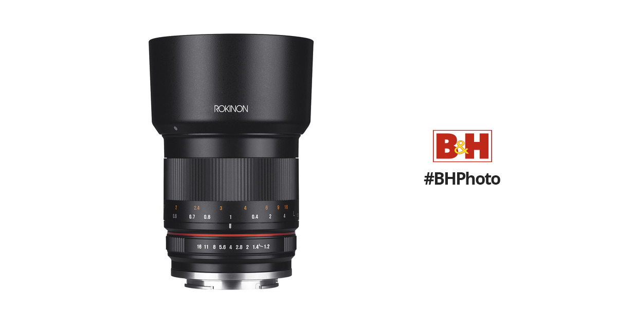Rokinon 50mm f/1.2 Lens for Sony E (Black) RK50M-E B&H Photo