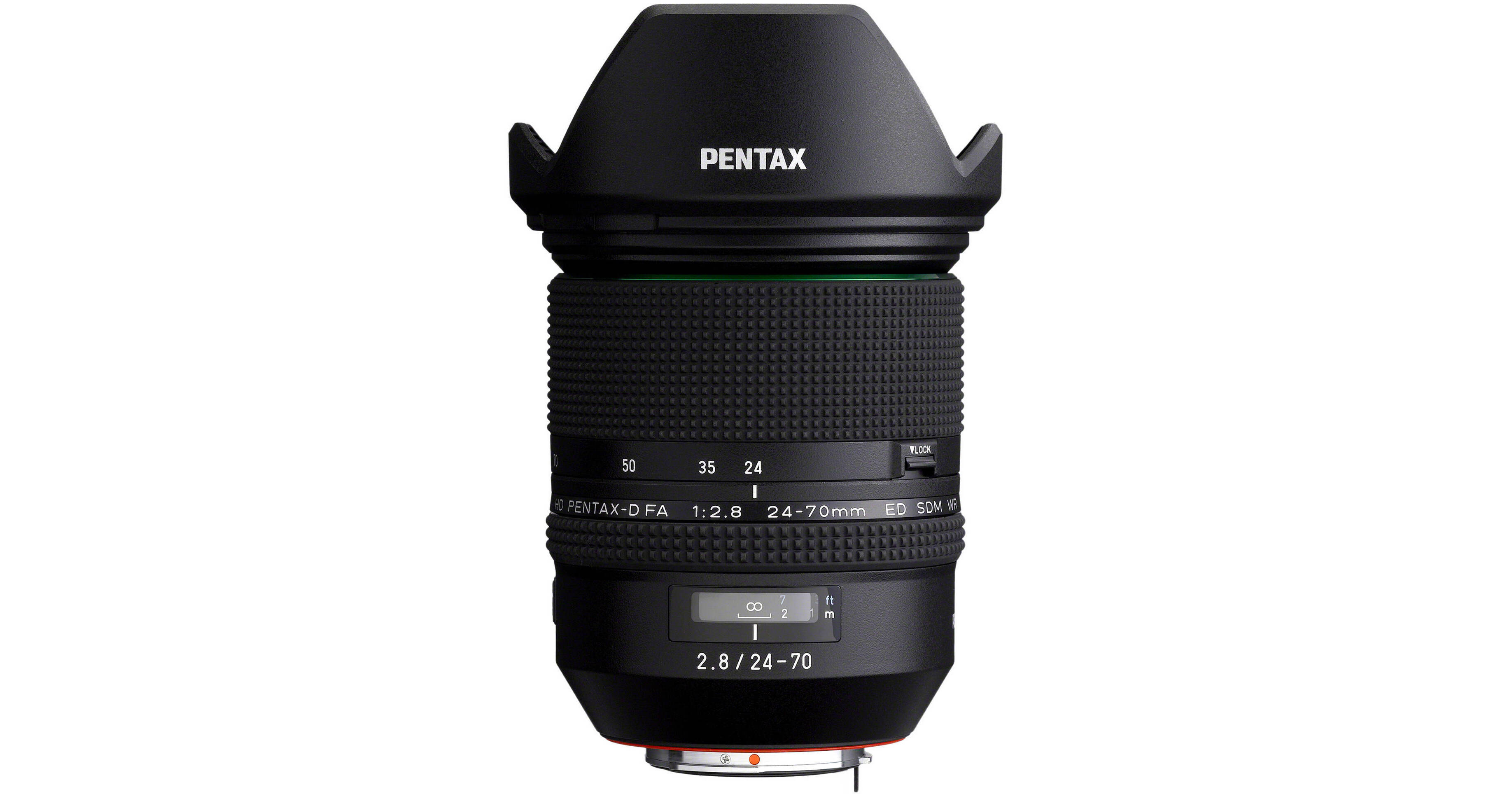 Pentax HD Pentax-D FA 24-70mm f/2.8ED SDM WR Lens 21310 B&H