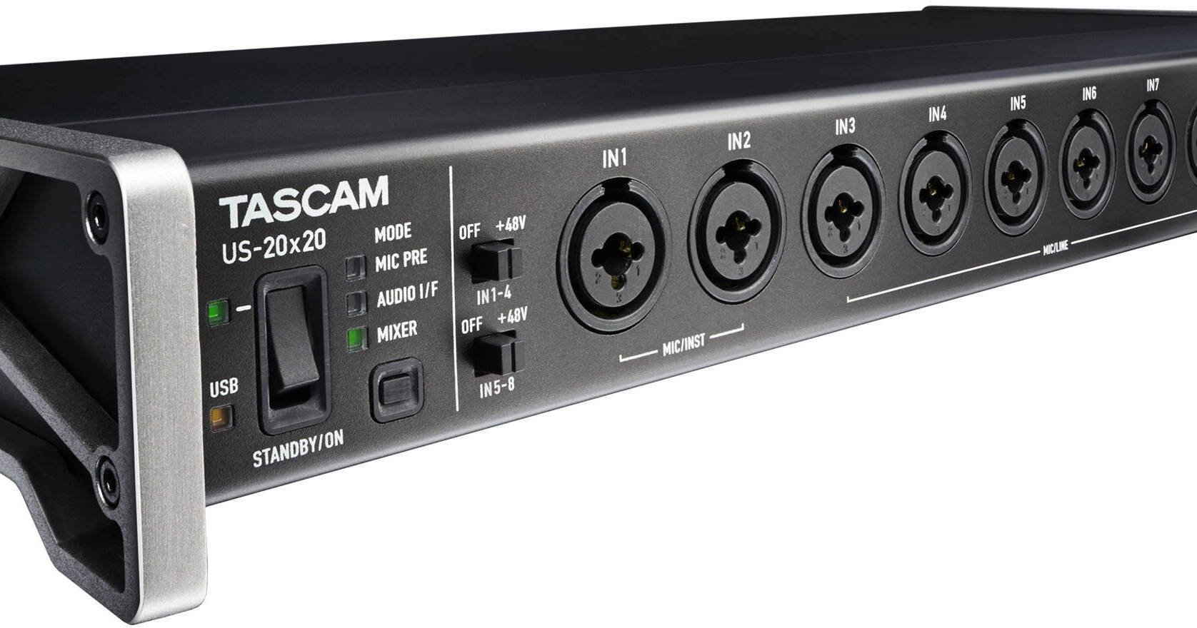 TASCAM US-20x20 - USB Audio Interface with Mic US-20X20 B&H