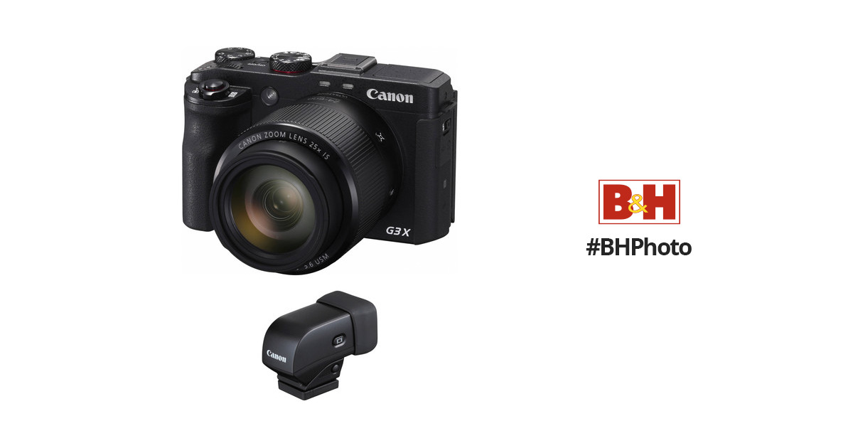 Canon PowerShot G3 X Digital Camera with EVF-DC1 0106C001-KIT