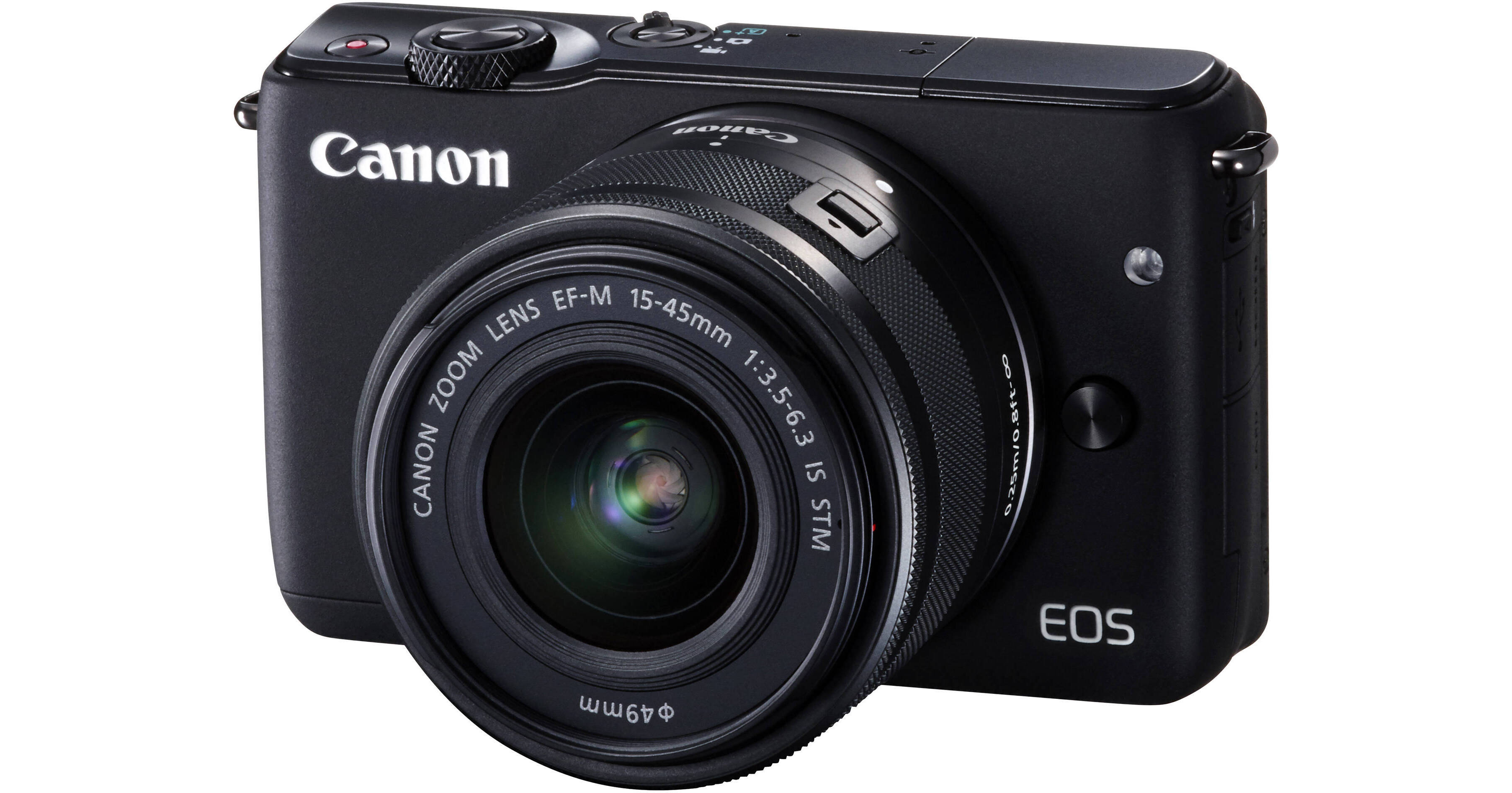 Canon EOS M10 Mirrorless Digital Camera with 15-45mm 0584C011