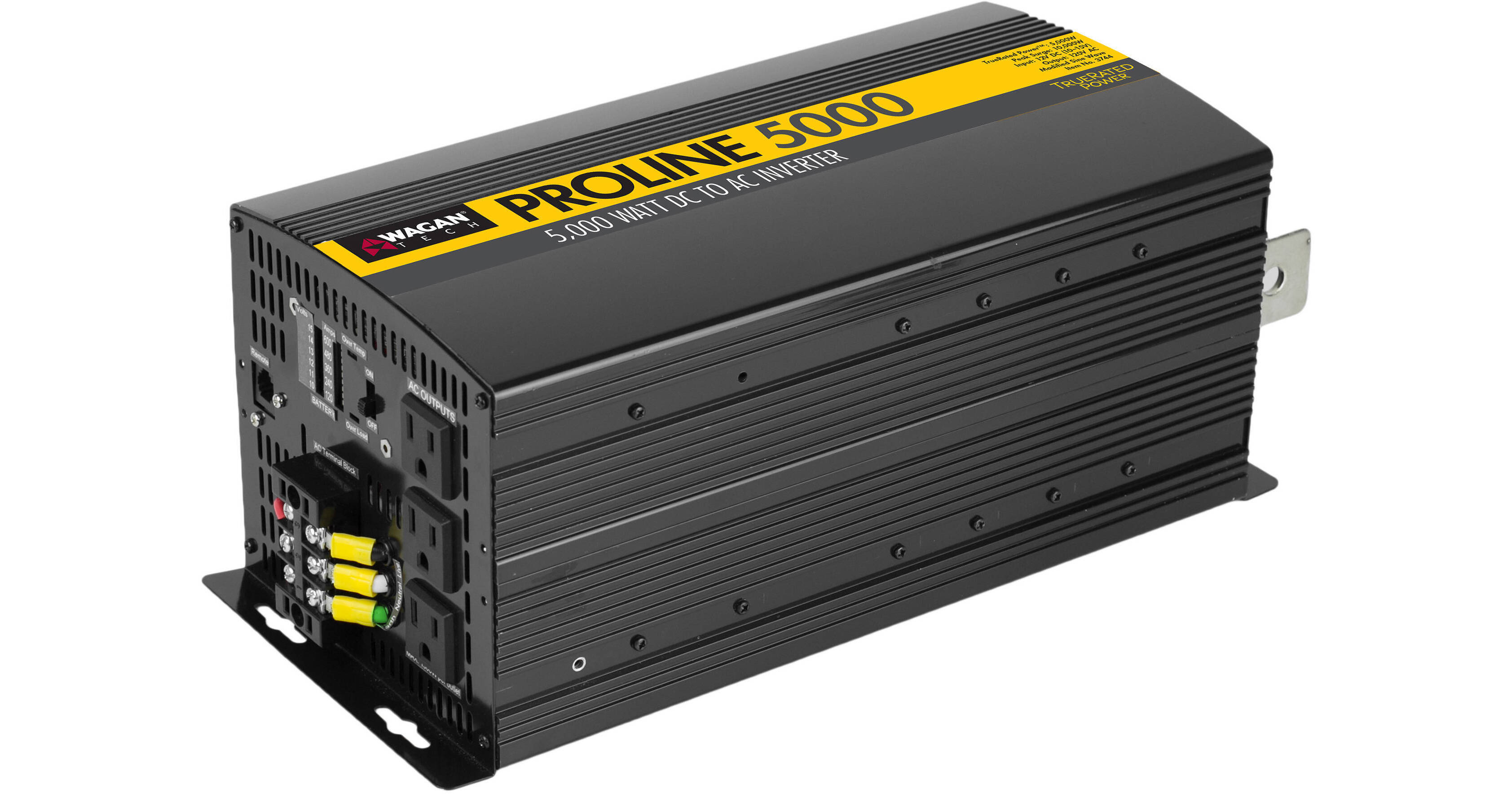 WAGAN 5000W ProLine Power Inverter With Remote (12V) 3744 B&H