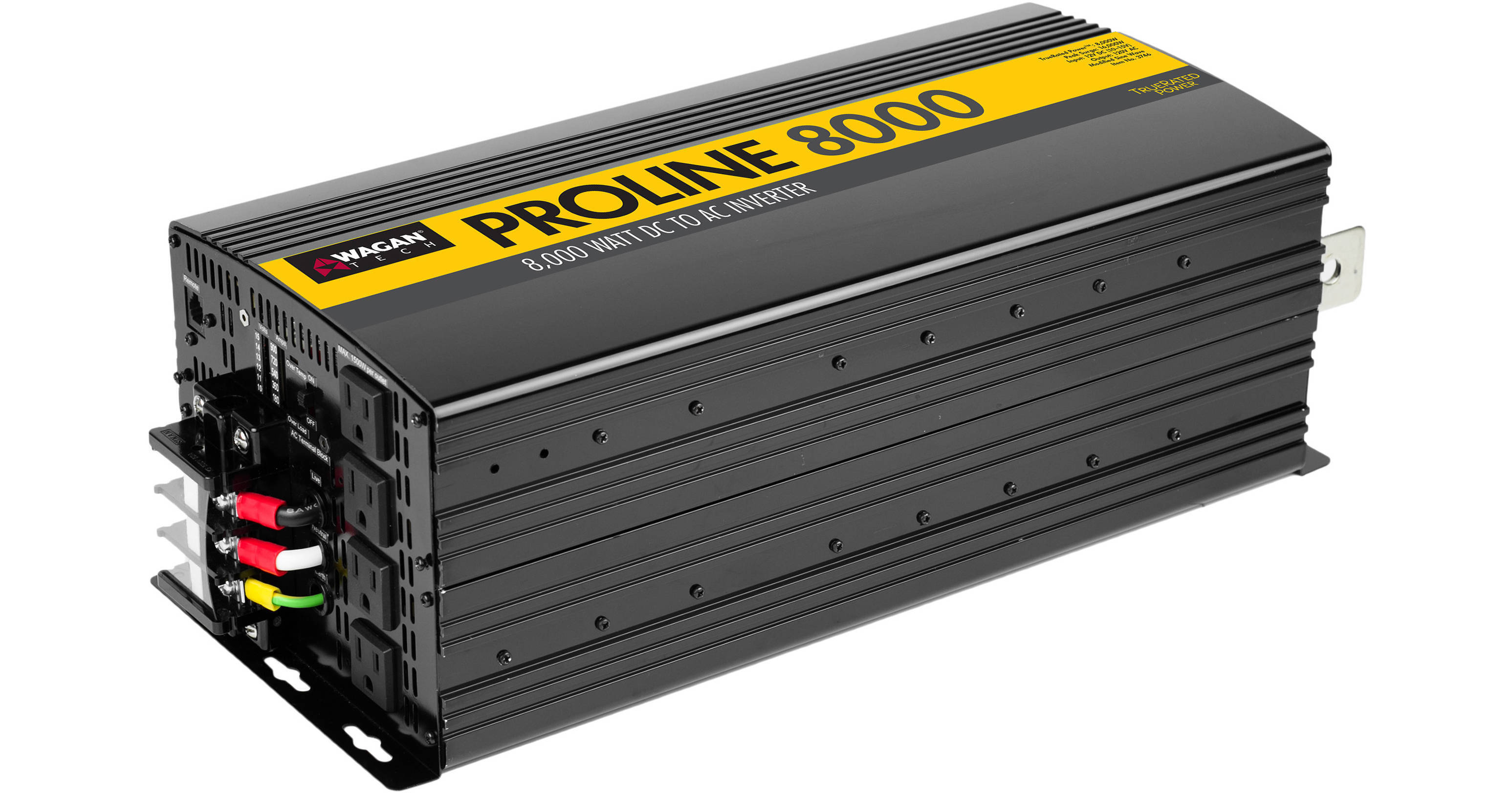 WAGAN 8000W ProLine Power Inverter With Remote (12V) 3746 B&H