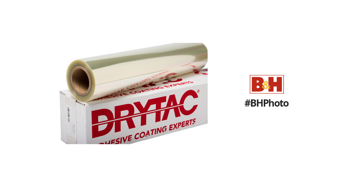 Drytac 51 x 150' (1295mm x 46m) Protac High Gloss 5.0 mil Clear PET film  with a high gloss mirror like finish. - Epson SureColor & HP Printers -  Dye Sub, DTG