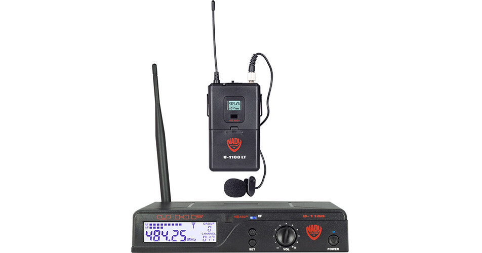 Nady U 1100 Single Receiver Uhf Wireless System U 1100 Lt U B H