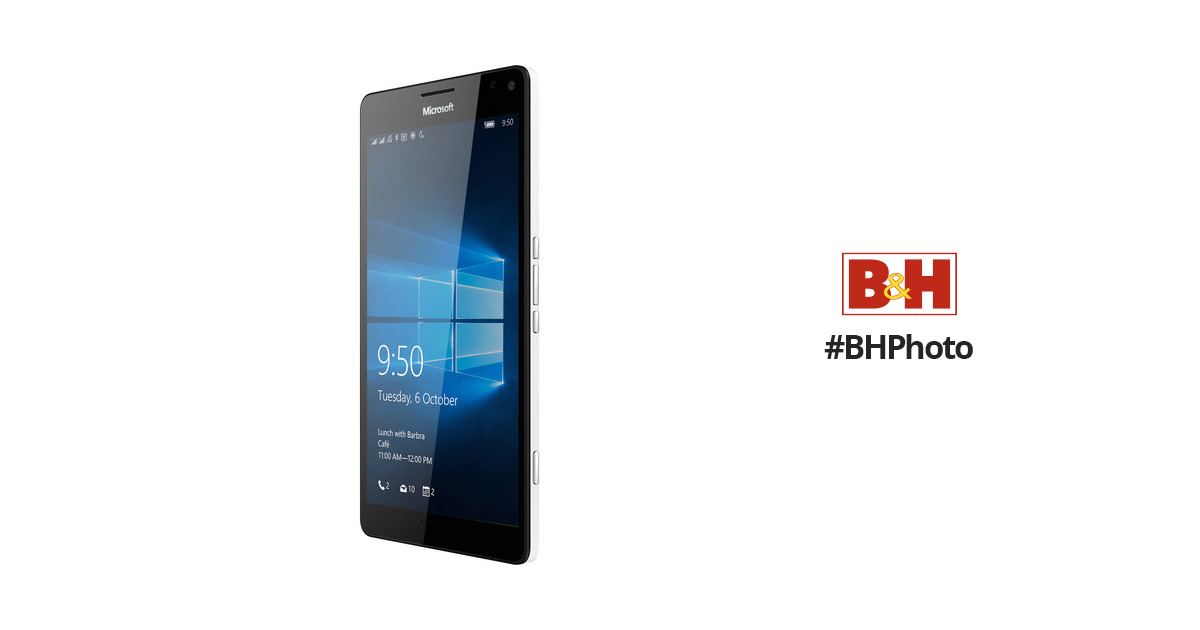 Unlocked Nokia Microsoft Lumia 950XL Dual SIM 32GB 5.7" Smartphone Black/White 
